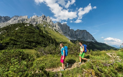 Wandern in den Alpen
